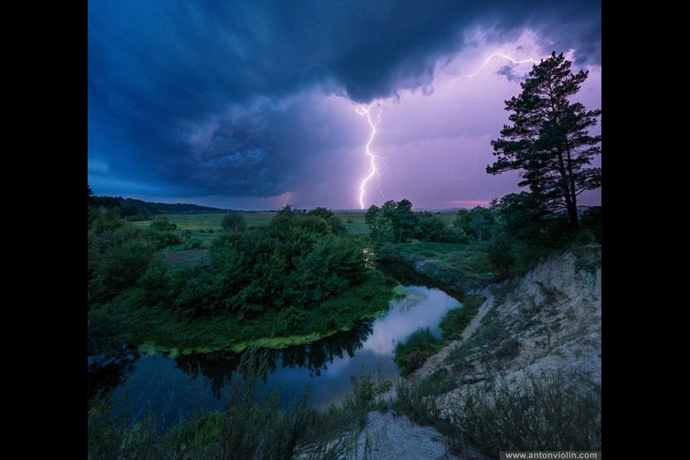 Thunderstorm near Kiev